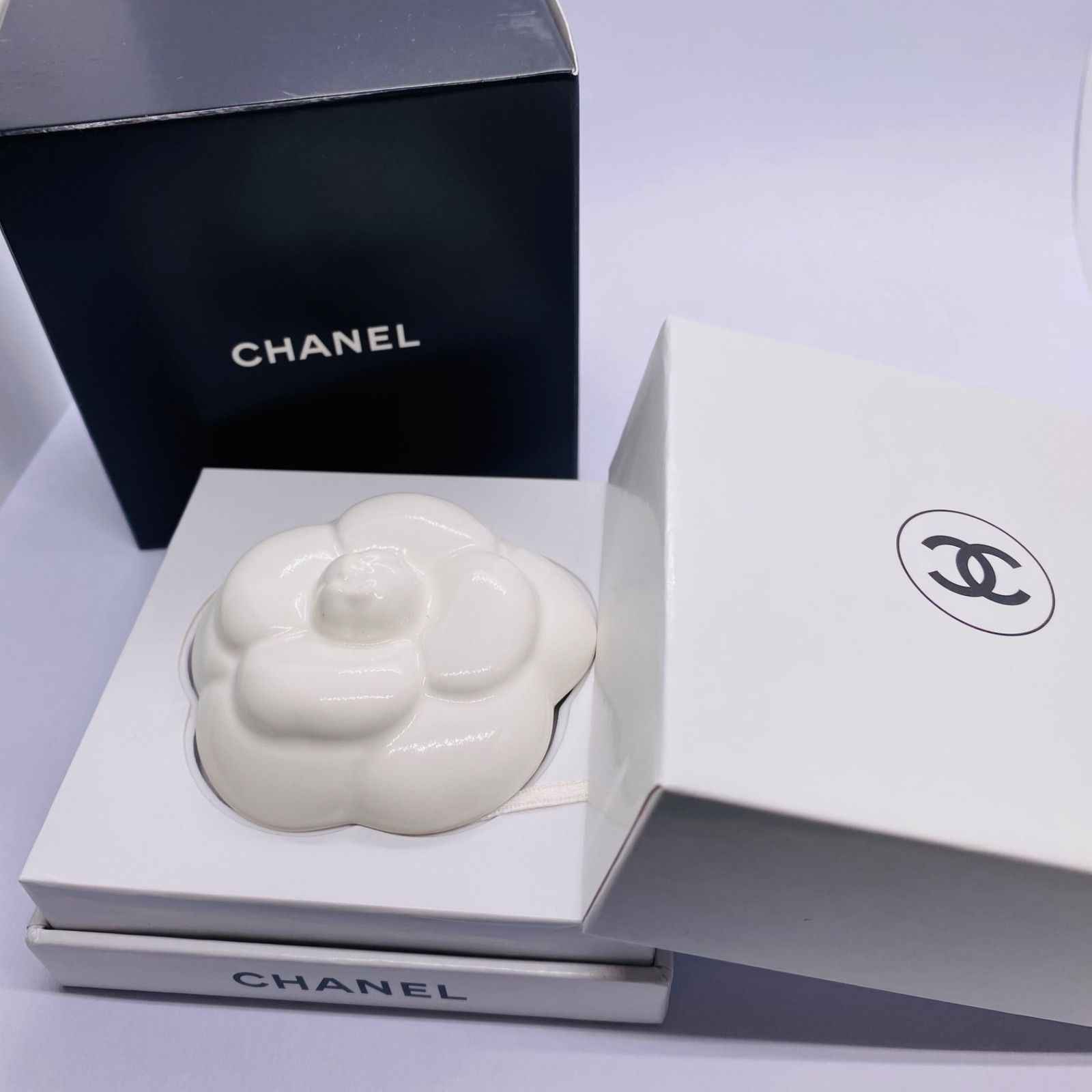 未使用品 CHANEL シャネル カメリアモチーフ アロマプレート