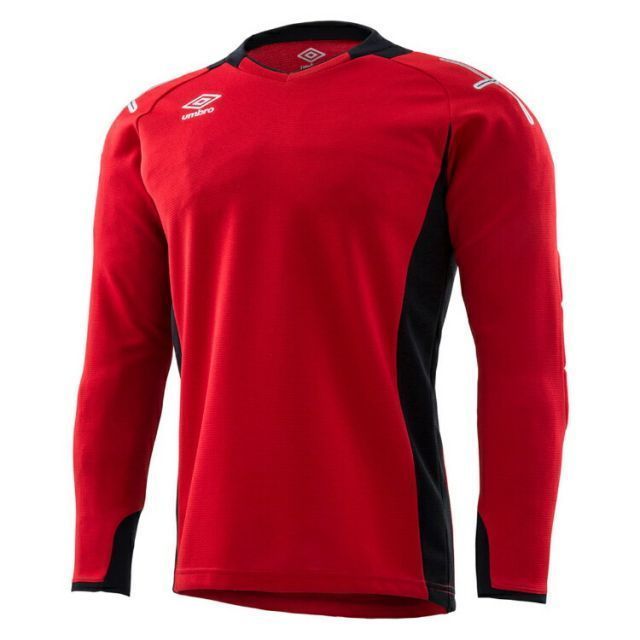 umbro アンブロ 長袖GKシャツ マンチェスターレッド XA UAS6707G MRED | スポーツ スポーツ用品 運動 服 衣類 ウエア トップス シャツ 長袖 耐久性 吸汗速乾機能 機能性 ブランド 快適 デザイン シン