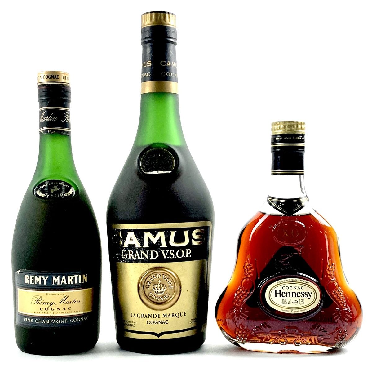 4本 REMY MARTIN Otard CAMUS コニャック（ブランデー4本セット