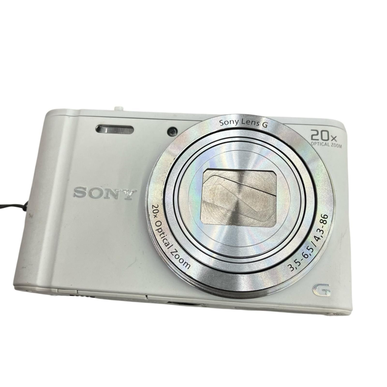 118011 動作未 SONY ソニー デジタルカメラ Cyber-shot DSC-WX350 ホワイト
