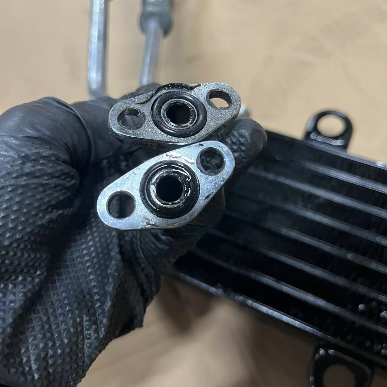 ☆中古・3営業日以内発送☆ゼファー400 純正オイルクーラー