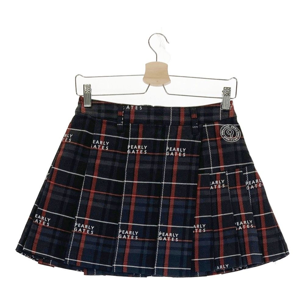 パーリーゲイツ スカート タータンチェック ゴルフウェアレディース