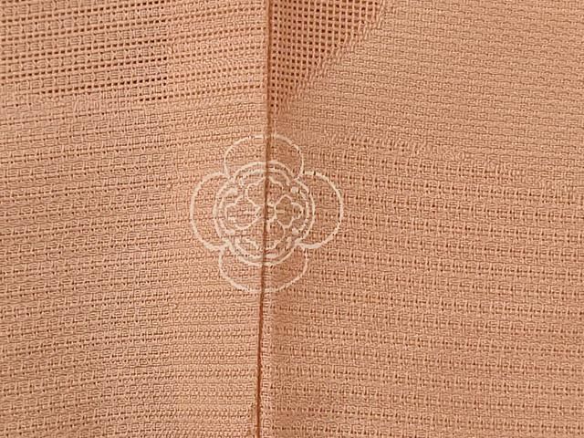 平和屋着物＊夏物 色無地 絽 深支子色 正絹 逸品 未使用