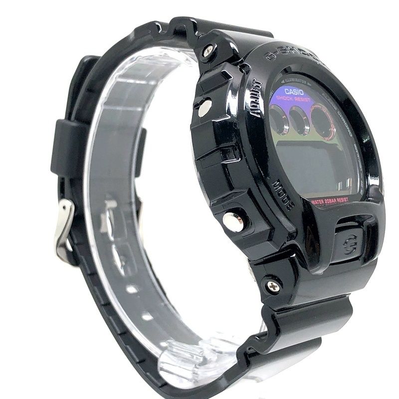G-SHOCK ジーショック DW-6900RGB-1 Virtual Rainbow Gamer’s RGB 反転液晶 光沢 ブラック レインボー 2025年2月発売