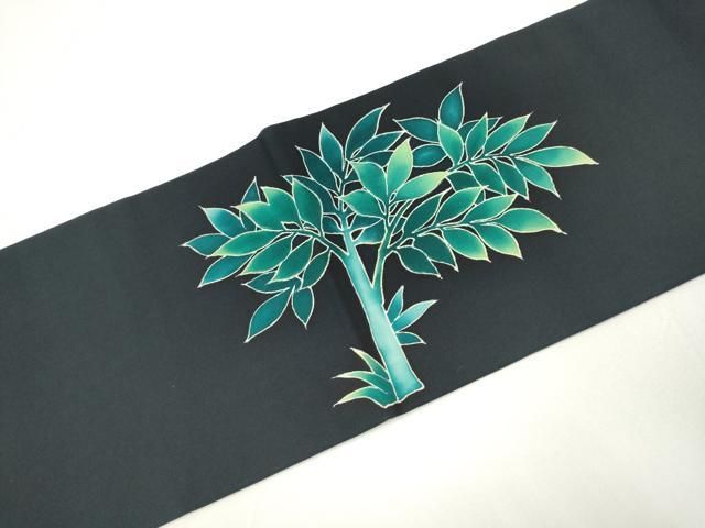 平和屋着物○塩瀬 九寸名古屋帯 花喰鳥 正絹 逸品 CAAX7288hy