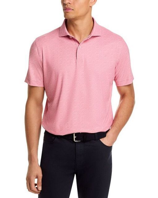 送料無料 ピーター ミラー レディース ポロシャツ トップス Crown Crafted Espresso Martinis Performance Jersey Polo Shirt Pink Crepe