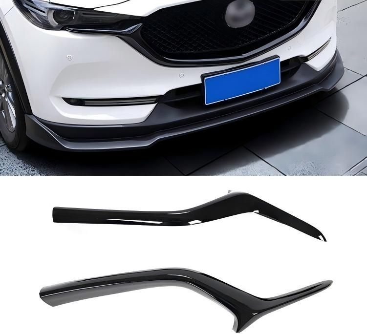 マツダCX-5 CX5 CX8 フロントグリルグカバー リルストリップ レースグリルガーニッシュ 外装パーツ 2017-2019 2p