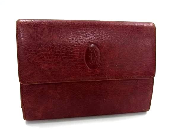 美品 Cartier カルティエ マストライン がま口財布 ボルドー 楽天市場】Cartier 【カルティエ】マストライン がま口財布