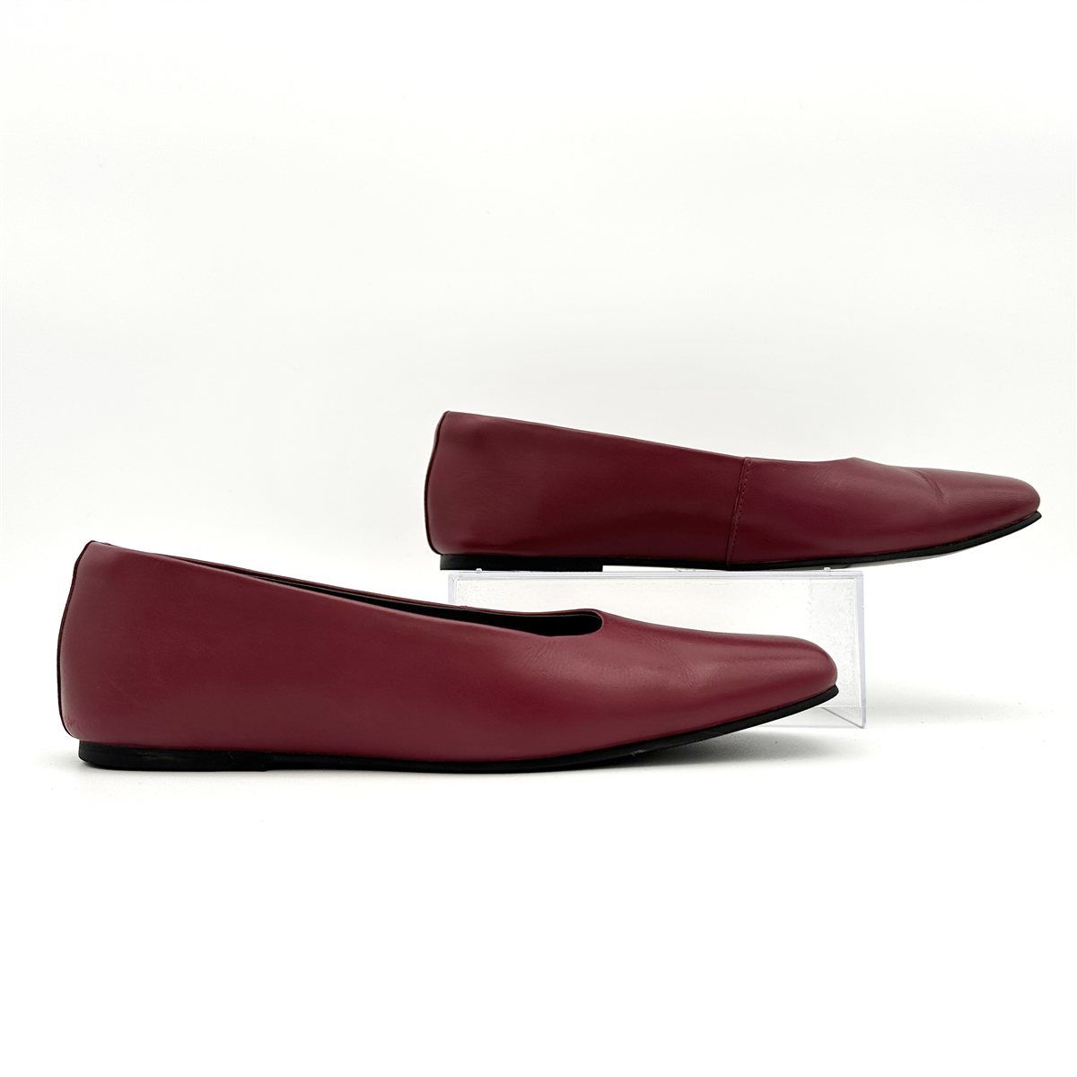 新品★Clarks｜定価2万 23SS 本革 スクエアトゥフラットシューズ 24 Clarks クラークス 厚底 ローファー レディース ステイソエッジ