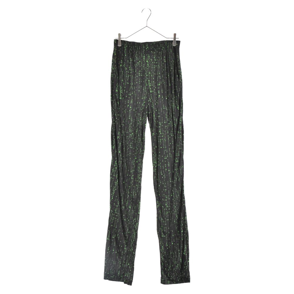 VETEMENTS (ヴェトモン) THE MATRIX PYJAMA PANTS UE52PA360G グラフィックプリント イージーパンツ ブラック