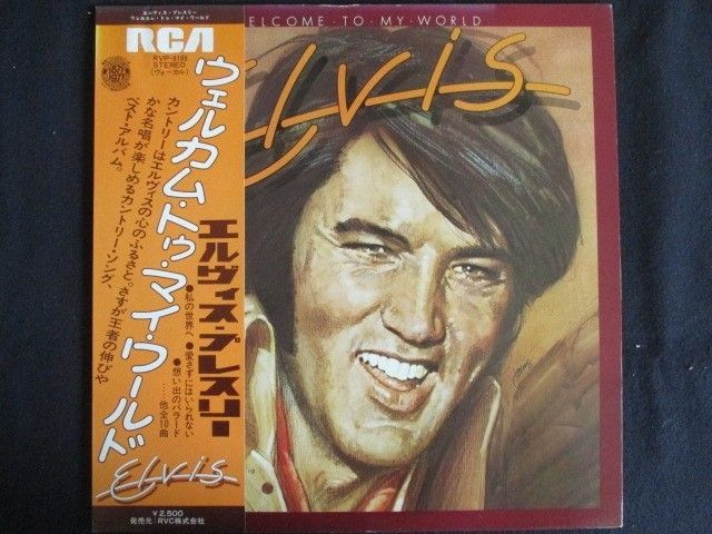 LP/レコード 0091□エルヴィスプレスリー/ウェルカムトゥマイ