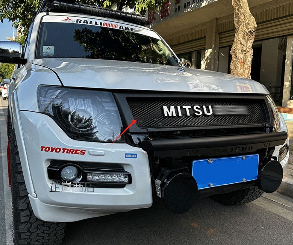 三菱パジェロ V93-V97 フロントグリル MITSUBISHI グリルバンパー 07