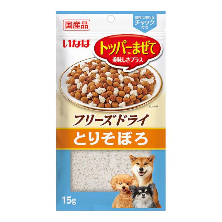 【同梱】【24個セット】いなばペットフード フリーズドライとりそぼろ15g