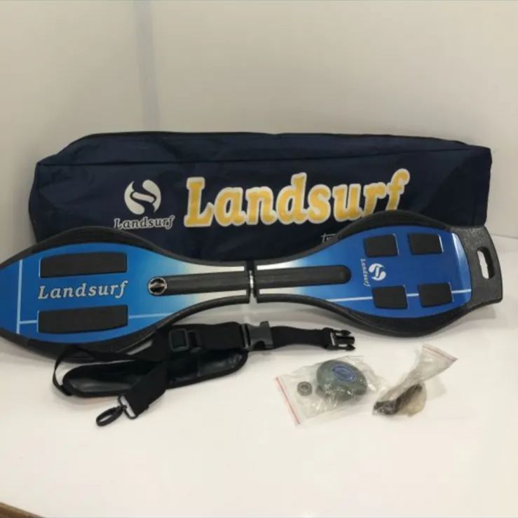 【レア】ブレイブボードlandsurf スケートボード Landsurf ランドサーフ 2輪 ブレイブボード ケース付き