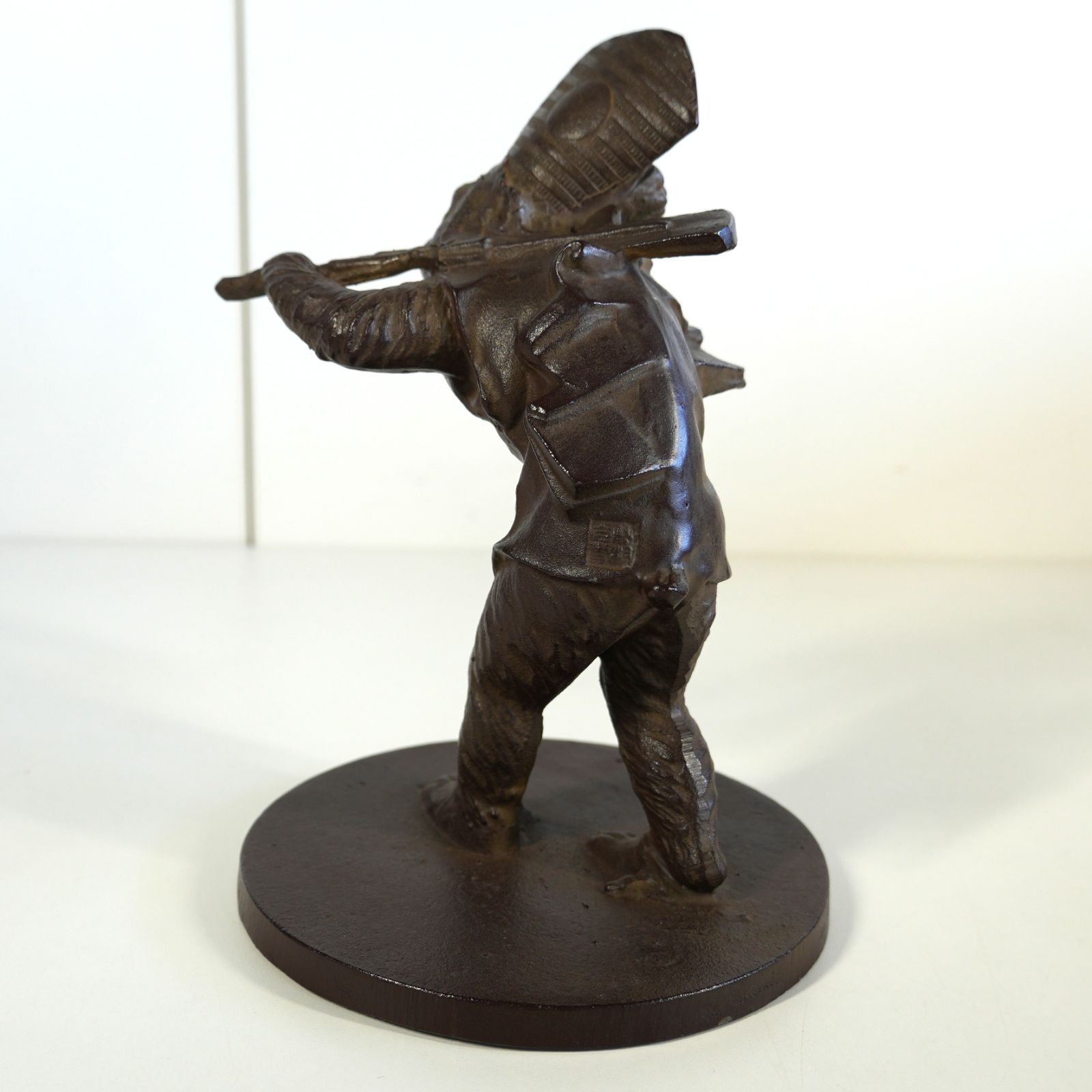 ☆猿 置物 『老猿』 高村光雲 トップアート社製☆ 昭和レトロ 猿の