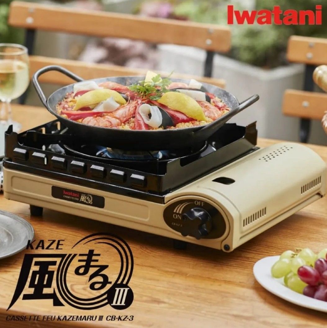 Iwatani アウトドアカセットコンロ Iwatani イワタニ カセットフー 風まるⅢ CB-KZ-3 アウトドア