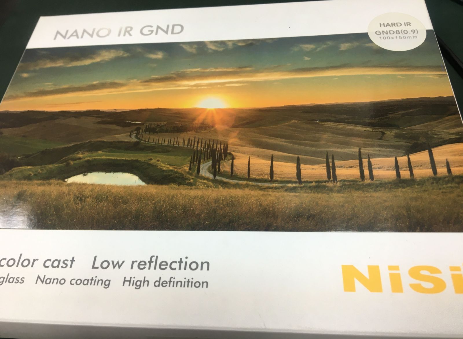 NiSi 角型フィルター Hard nano GND 8 0.9 100x150mm