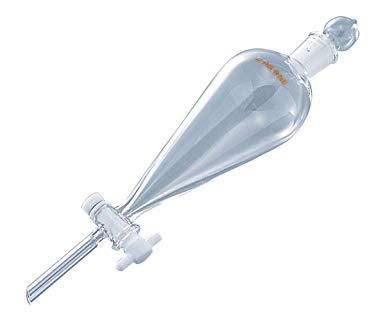 【新品・2営業日で発送】アズワン スキーブ型分液ロート テフロン(R)プラグ付 300mL7-188-13