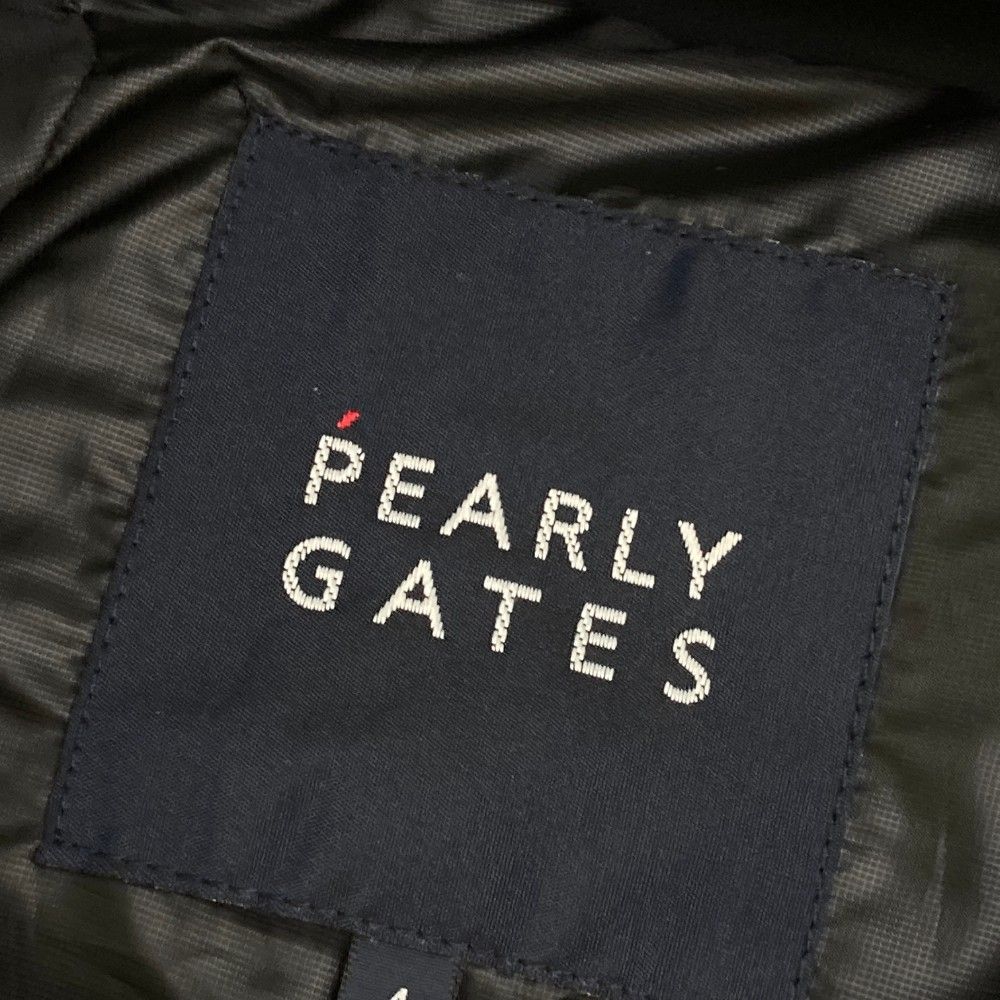 サイズ：4 PEARLY GATES パーリーゲイツ  ジップベスト  ネイビー系 [240101431439] ゴルフウェア メンズ ストスト 楽天市場】PEARLY GATES パーリーゲイツ ジップベスト ネイビー