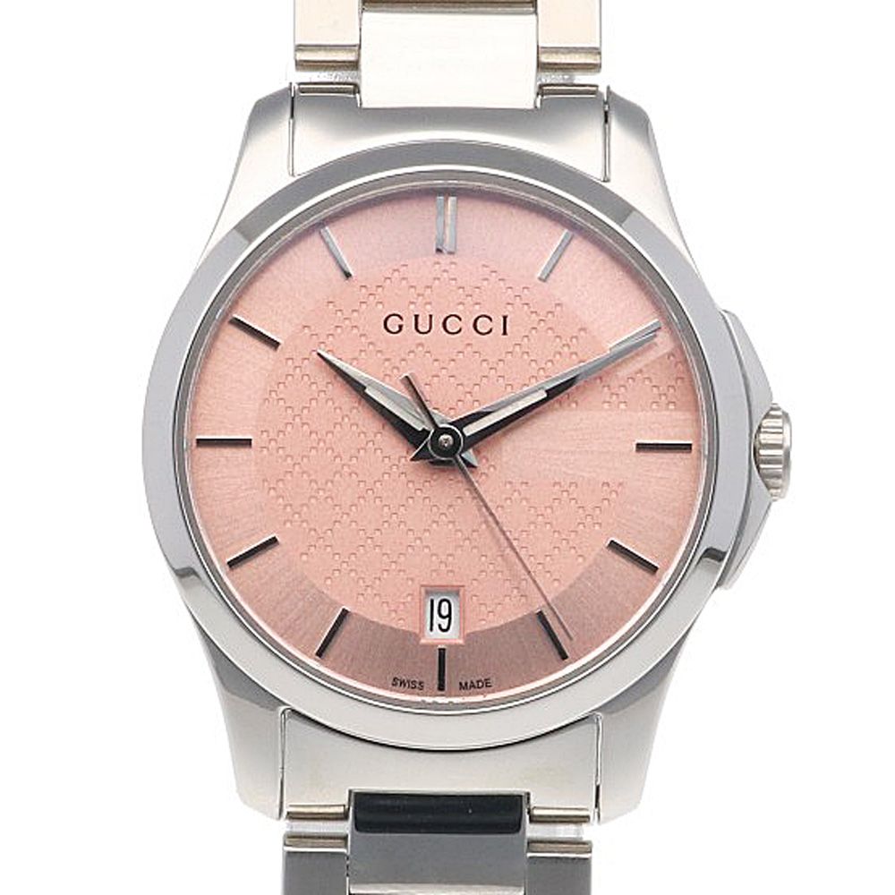 ☆良品 グッチ Gタイムレス 126.5 YA126524 レディース 【中古】 グッチ Gタイムレス 腕時計 時計 ステンレススチール 126.5/YA126524