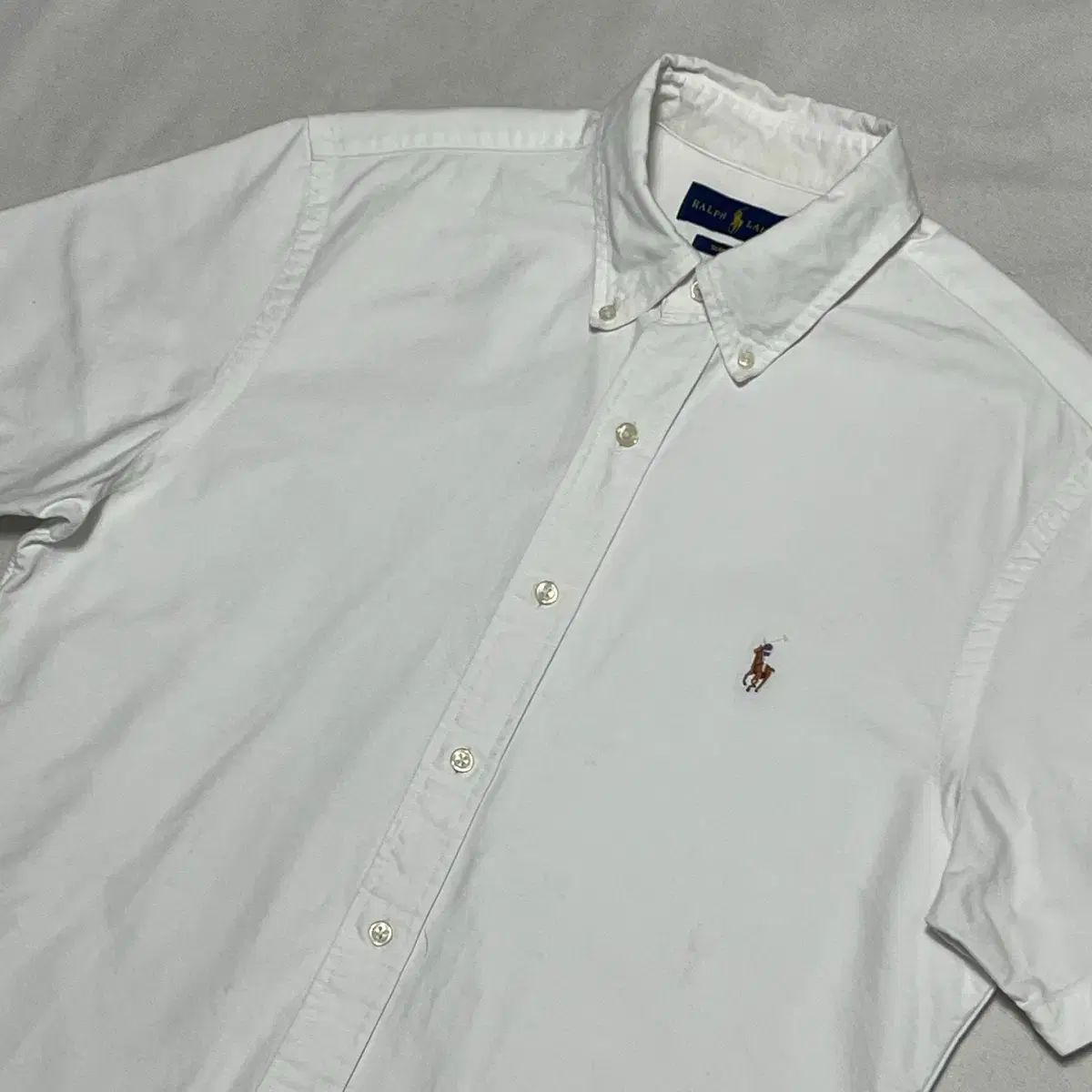 M POLO RALPH LAUREN ポロラルフローレン 白 半袖 シャツ