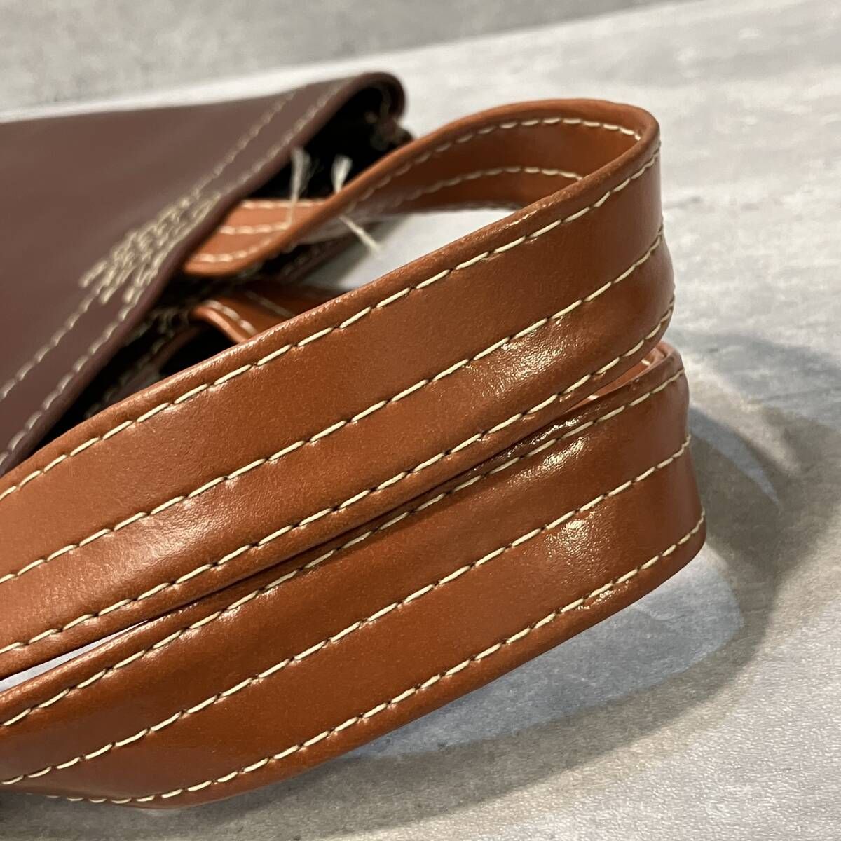 90-00s COMME des GARCONS×THIS＆THAT 青山 ステッチデザイントートバッグ ブラウン コムデギャルソン DECORATOM_COM_BR