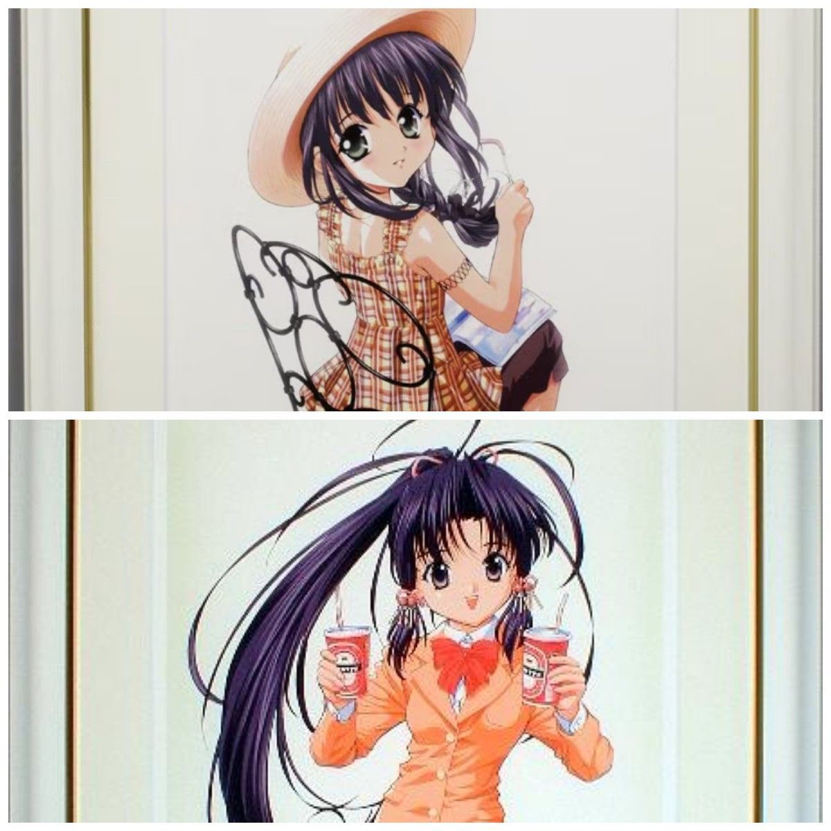 シスタープリンセス 鞠絵 天広直人 絵画 版画 ミクスドメディア