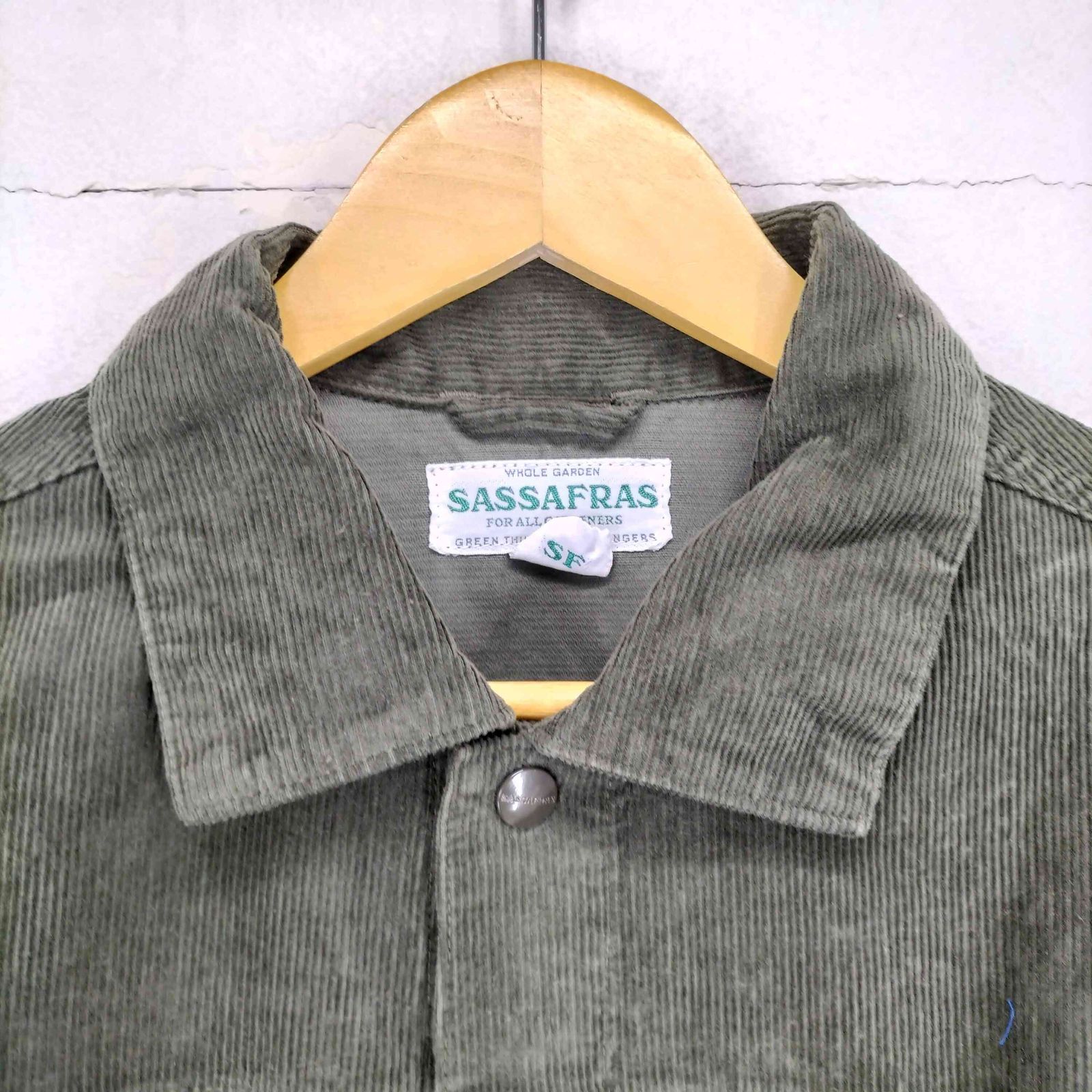 ササフラス SASSAFRAS GARDENER JACKET CORDUROY メンズ M