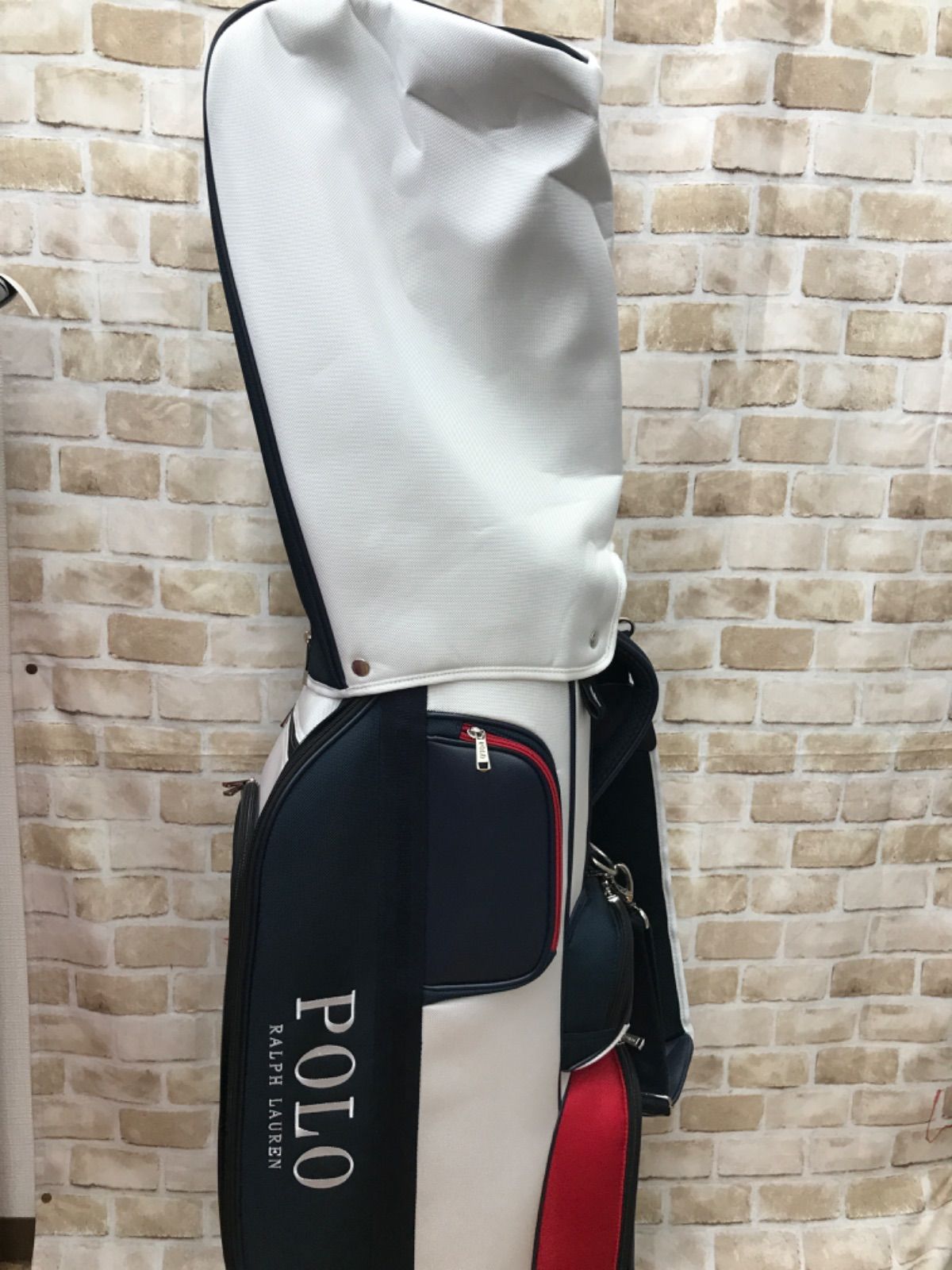 【即納】キャディバッグ| 美品 | 中古 | ゴルフ　ラルフローレン(RALPH LAUREN) キャディバッグ　ベーシックシリーズ　RLC005