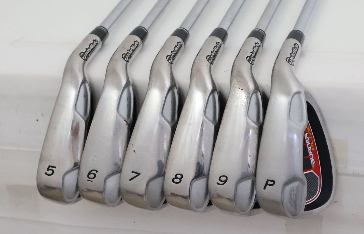 ●テーラーメイド BURNER PLUS バーナー プラス アイアン 6本セット BURNER 85スチール S 82081