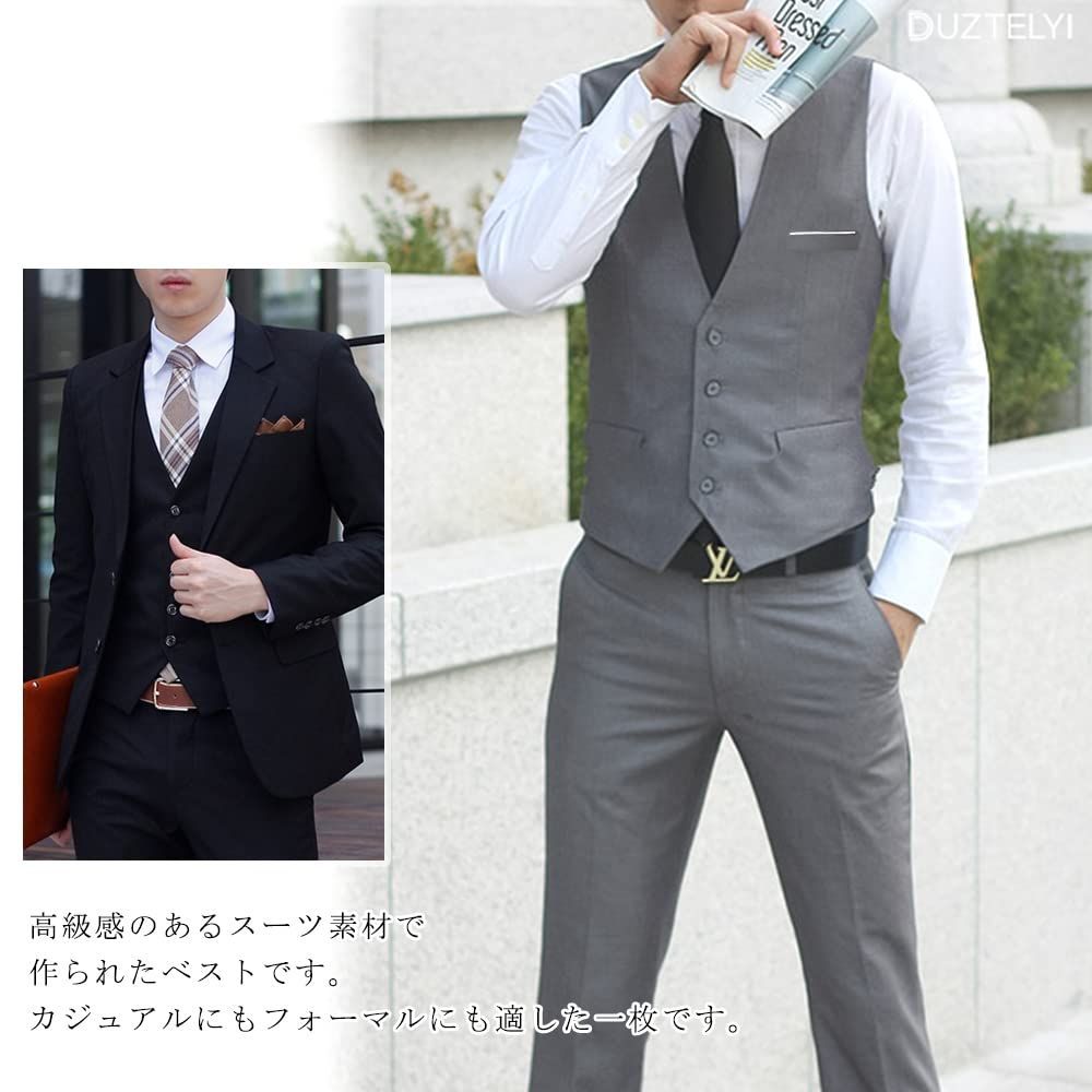 即日発送】グレー スーツ3点セット