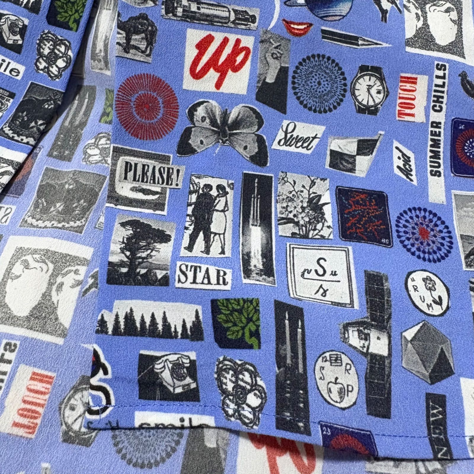 極美品】ポールスミス ロングシャツワンピース フォトプリント