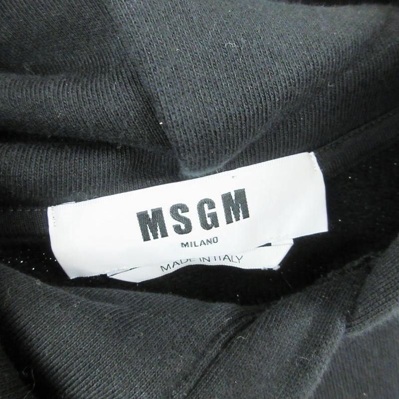 エムエスジーエム MSGM ロゴ パーカー スウェット プルオーバー ...