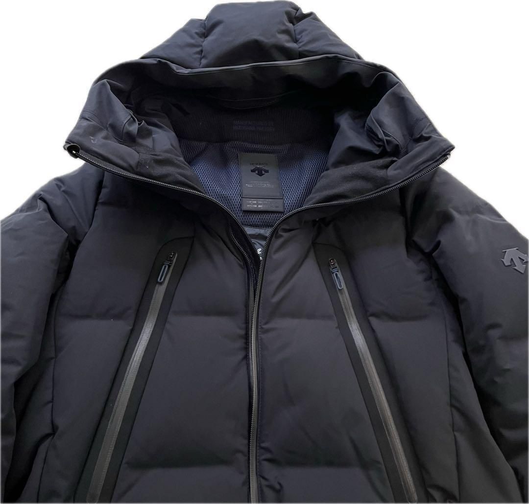 水沢ダウン】DESCENTE ALLTERRAIN MIZUSAWA MOUNTAINEER DOWN JACKET デサントオルテライン  マウンテニア ダウンジャケット M 紺 ロゴ - メルカリ