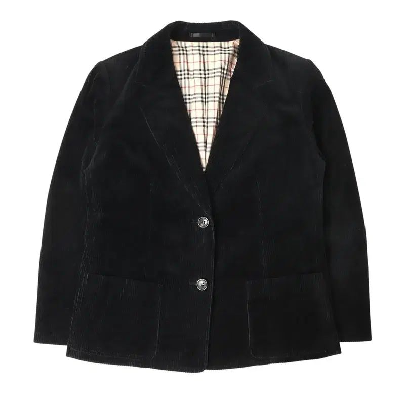 バーバリー ロンドン チェックライニング コーデュロイ 2B ジャケット