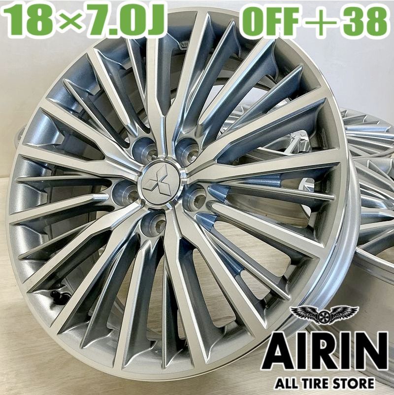 中古 18インチ アルミ 三菱 ミツビシ デリカ:D5 純正 4本セット