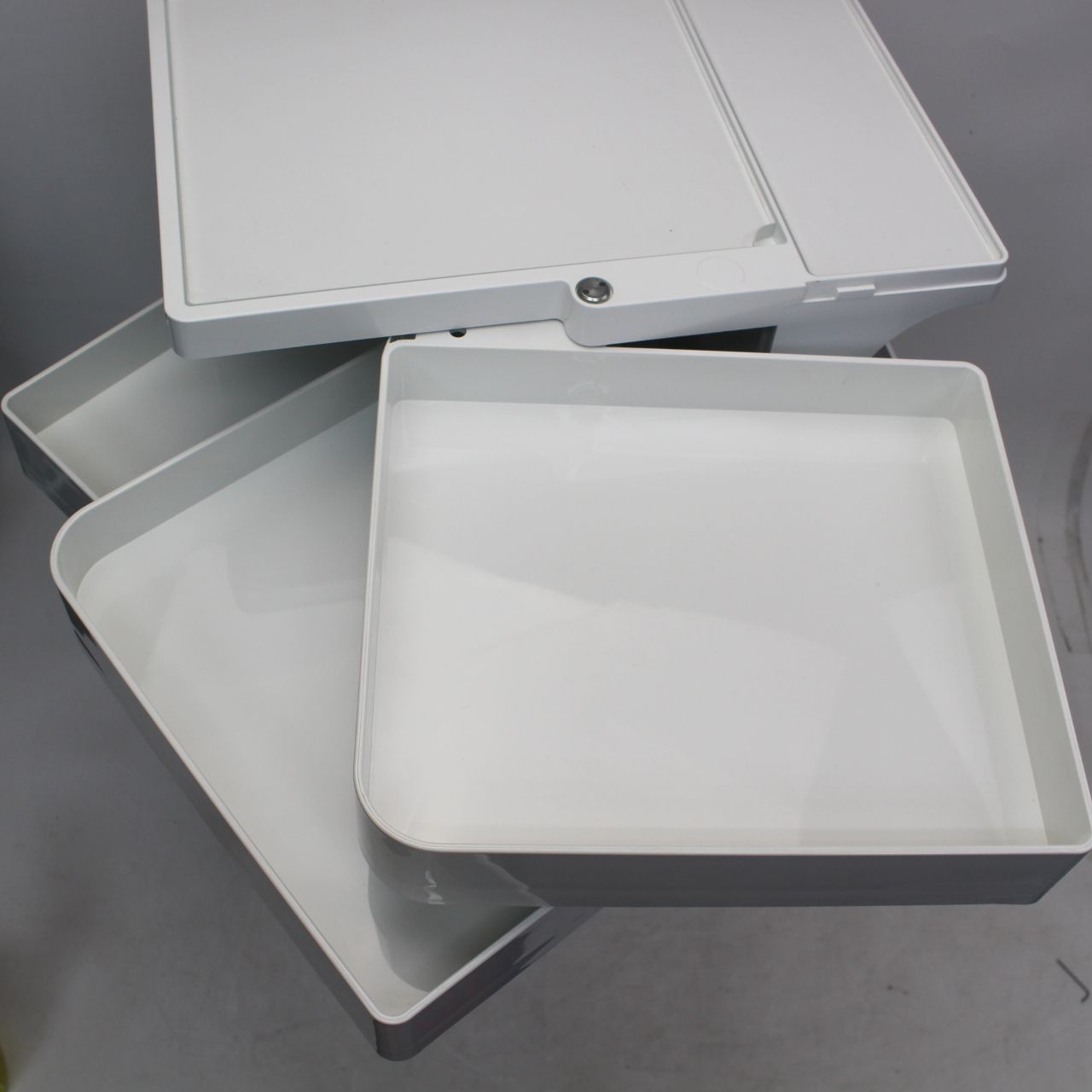 3段5トレイ WHITE