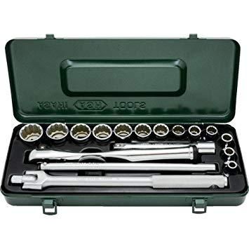 2営業日で発送 旭金属工業 VO4231ASH レボウェイブソケットレンチセット12.7 ×18PCS8550864