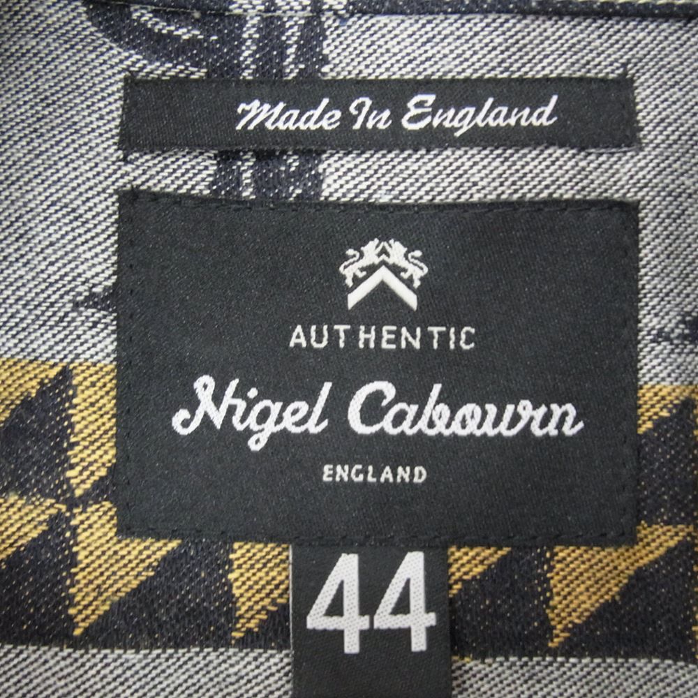 Nigel Cabourn ナイジェルケーボン デニムジャケット Short Cactus Work Jacket ショート カクタス ワーク  ジャケット 44【中古】 - メルカリ