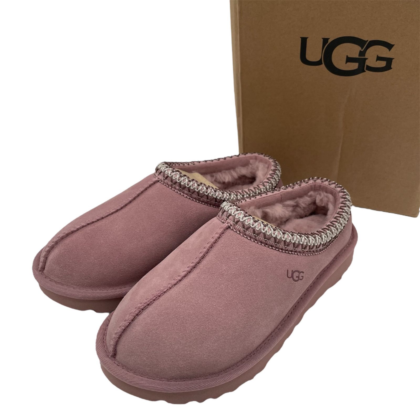 ♥品 UGG アグ タスマン ムートン 靴 スリッポン スリッパ サンダル スリッポン シューズ ピンク ファー