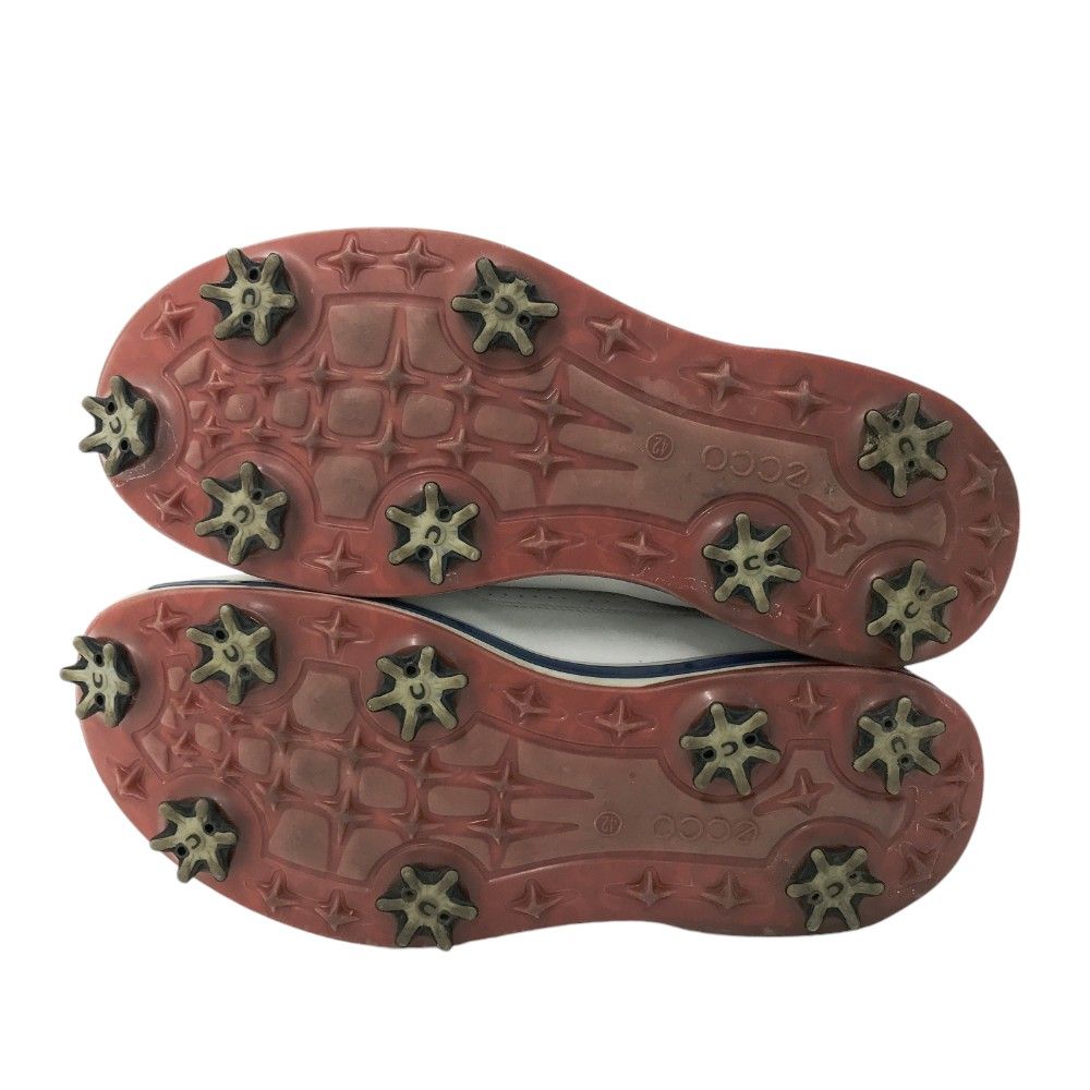 ecco エコー 130114 COOL GORE-TEX ゴルフシューズ レザー ホワイト系 EU 44 [240101123026] ゴルフウェア メンズ ecco エコー 130114 COOL GORE-TEX ゴルフシューズ レザー