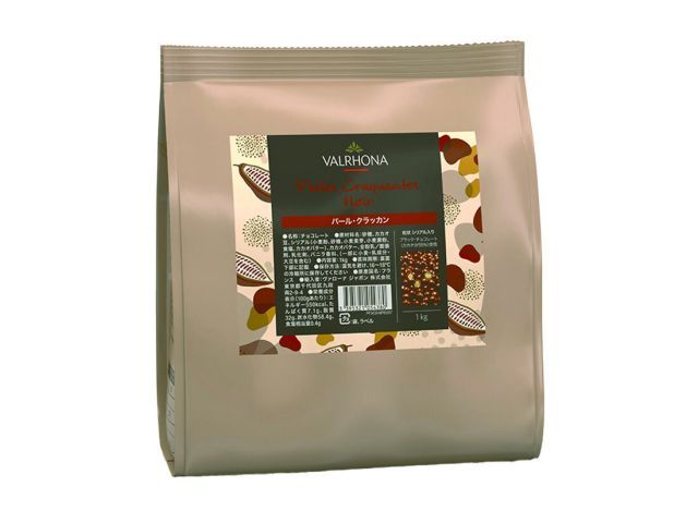 ヴァローナ パール クラッカン 1kg お菓子 チョコレート 材料 業務用 製菓用 製菓材料▲ 夏季クール便