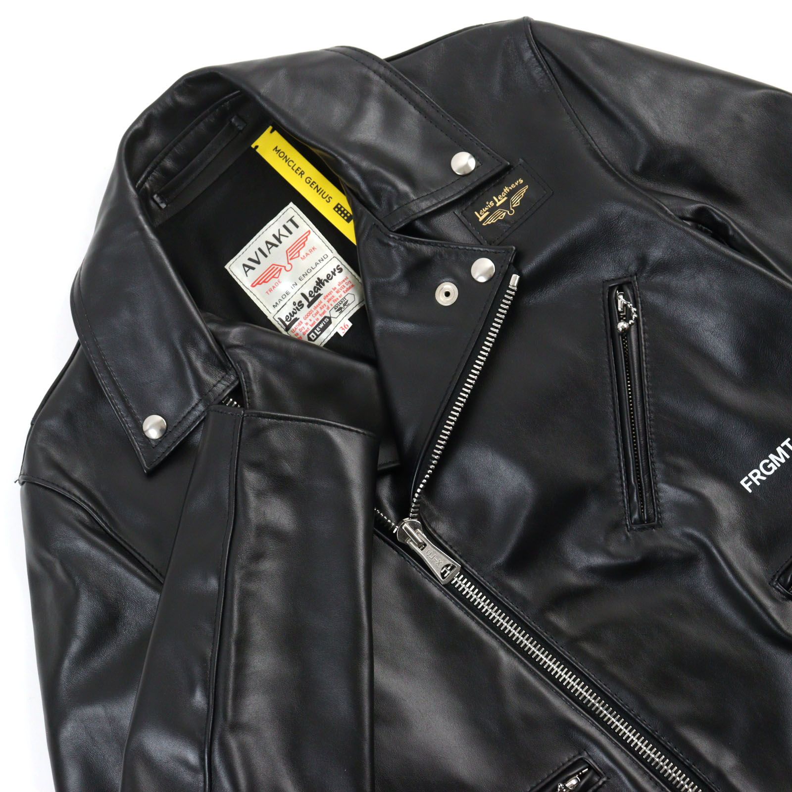 Biker Jacket Moncler Fragment Lewis Leathers Moncler Jackets Coats