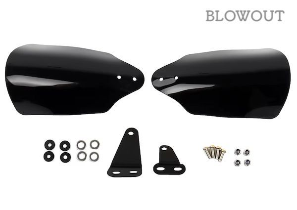 ハーレー FXLRS/T FLDE FXBB ハンドガード ナックルガード ウインド