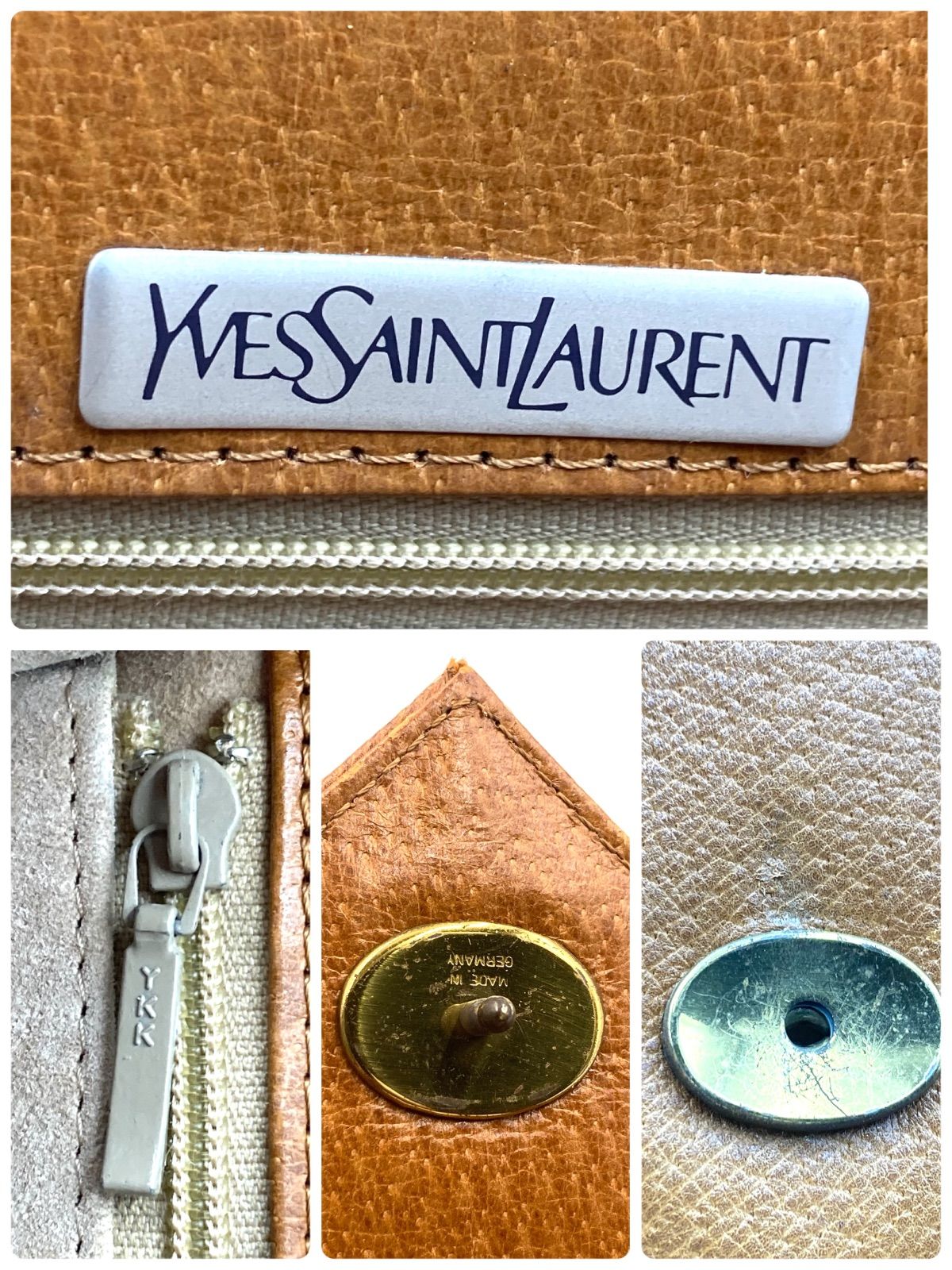Yves saint Laurent イヴサンローラン Yライン ショルダーバッグ 