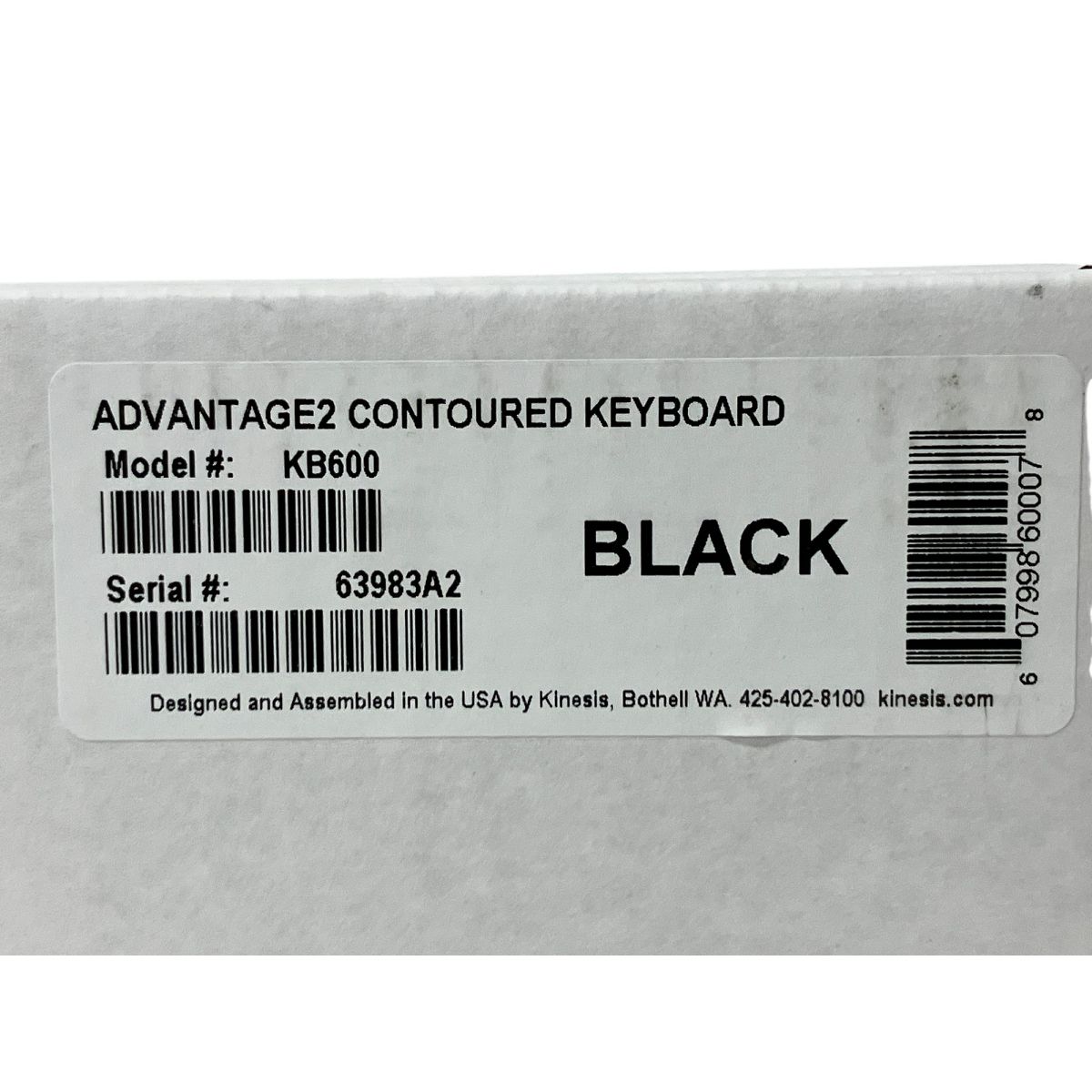 Kinesis Advantage2 KB600 エルゴノミクス キーボード PC周辺機器 S10035735