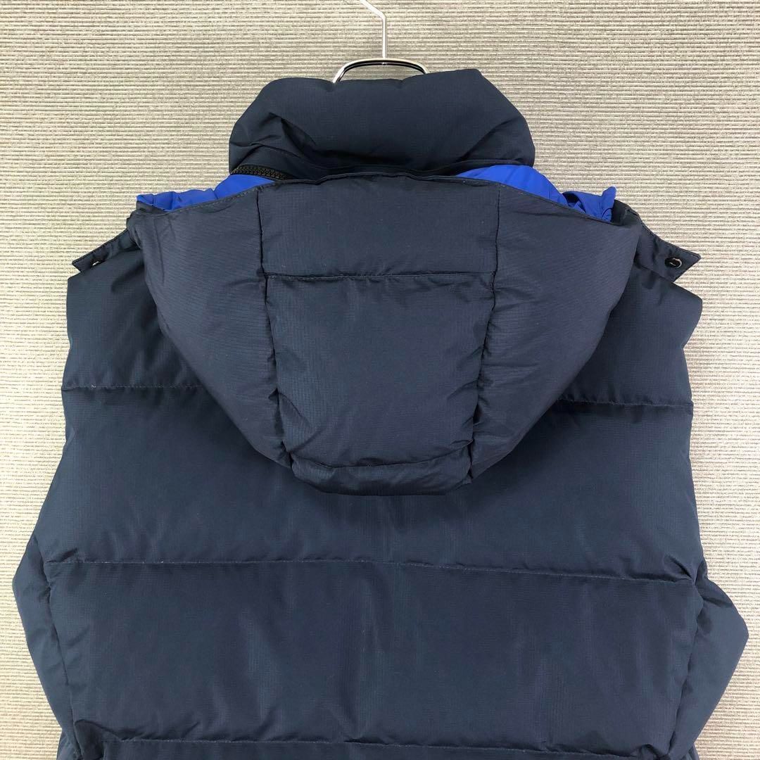 ラルフローレン ダウンベスト Lサイズ フード付き 紺 2way ポニー刺繍 POLO RALPH LAUREN ビッグポニー ダウンベスト フード取り外し