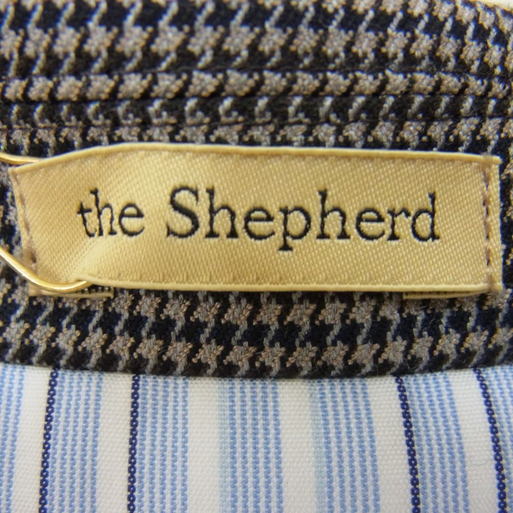 ザシェパード アンダーカバー the Shepherd UNDERCOVER 長袖シャツ US1B4101-2 グレンチェック パッカリング クルーズ  ジャケット グレー系 4【中古】