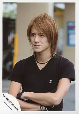 中古】生写真(ジャニーズ) タッキー＆翼/滝沢秀明/上半身・Tシャツ黒