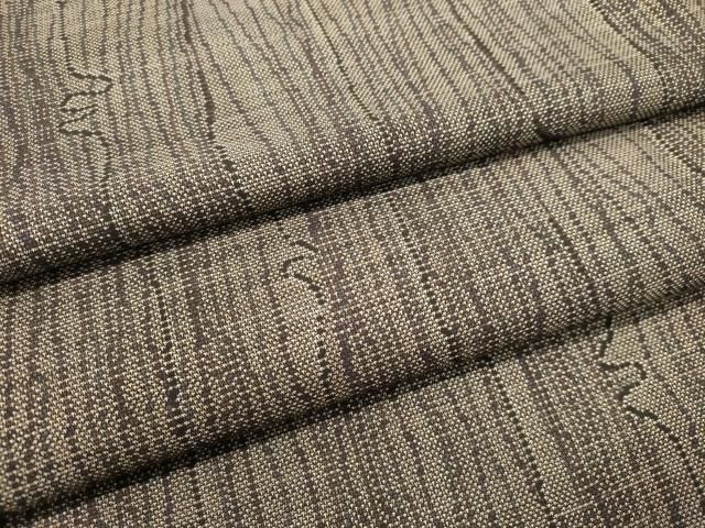 平和屋着物○本場大島紬 9マルキ 抽象文様 正絹 逸品 DAAS2494tw